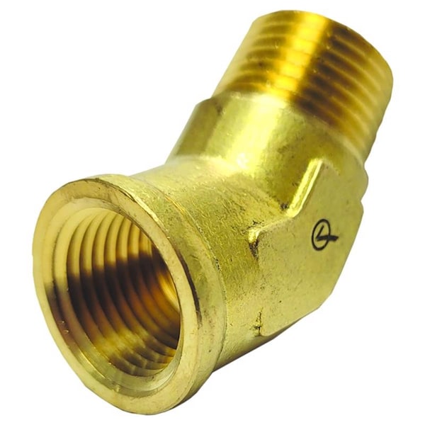 Homeplus+ ATC 1/2 in. FIP X 1/2 in. D MIP Brass Street Elbow 6JC120910711028 - main